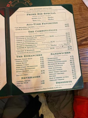 Waters Supperclub menu 4